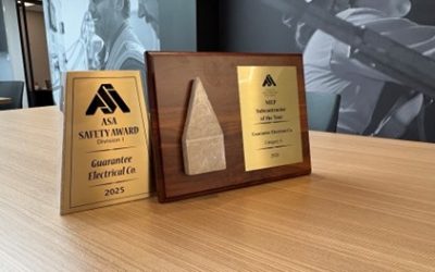 Guarantee Electrical Earns Two ASA Midwest Awards for Safety and Excellence